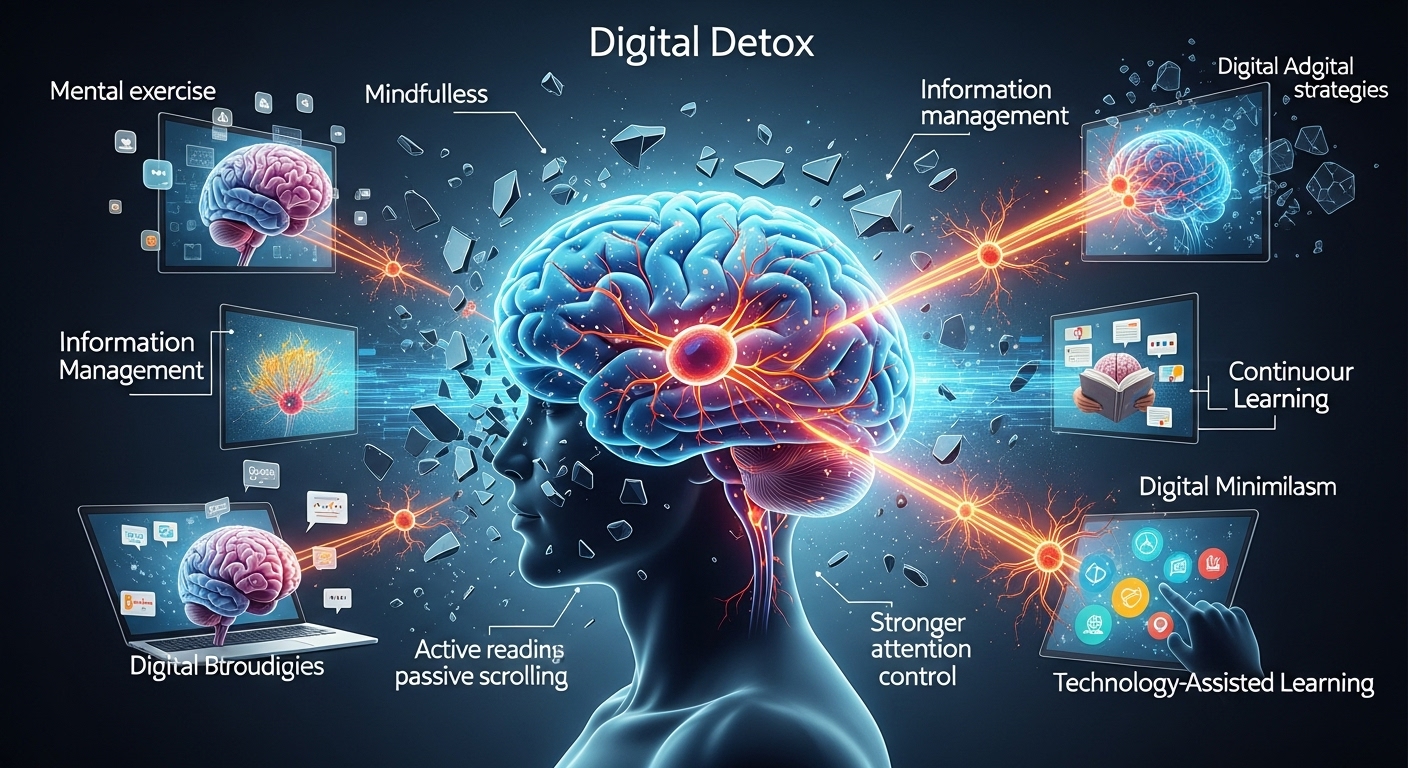 Wie man geistig scharf bleibt in einer schnelllebigen digitalen Welt