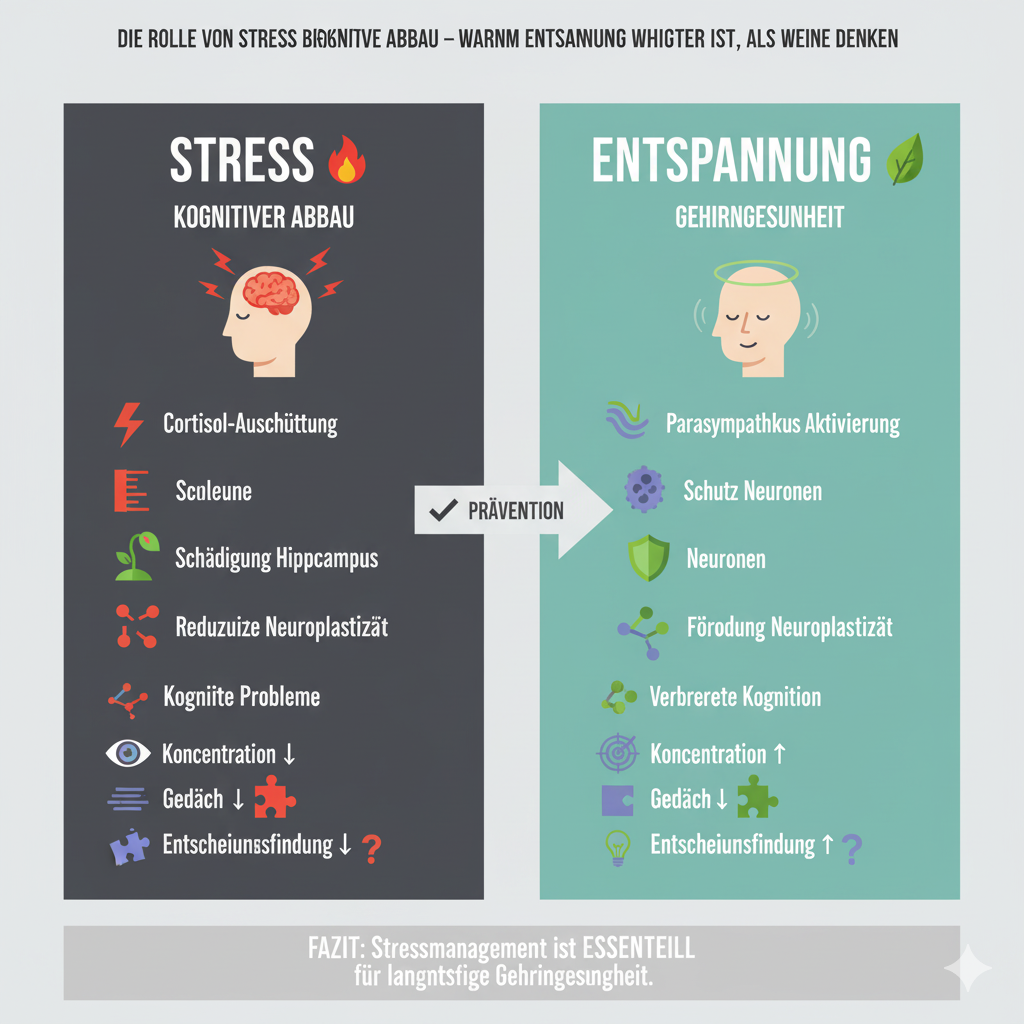 Die Rolle von Stress beim kognitiven Abbau – Warum Entspannung wichtiger ist, als viele denken