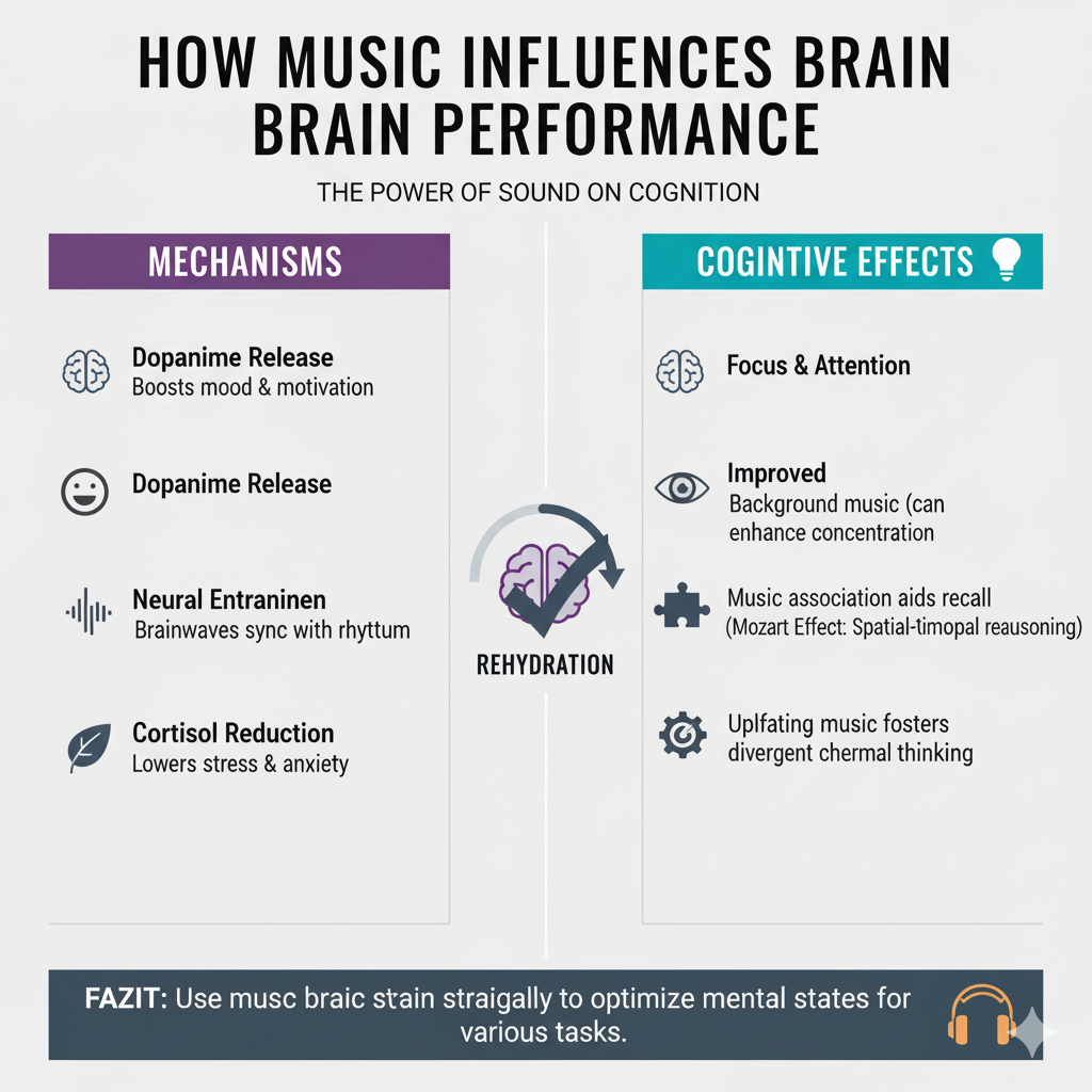 How Music Influences Brain Performance