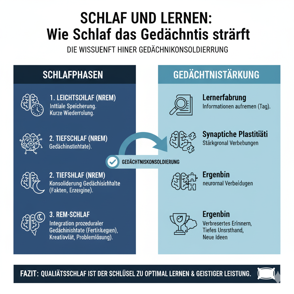 Sleep and Learning: Wie Schlaf das Gedächtnis stärkt