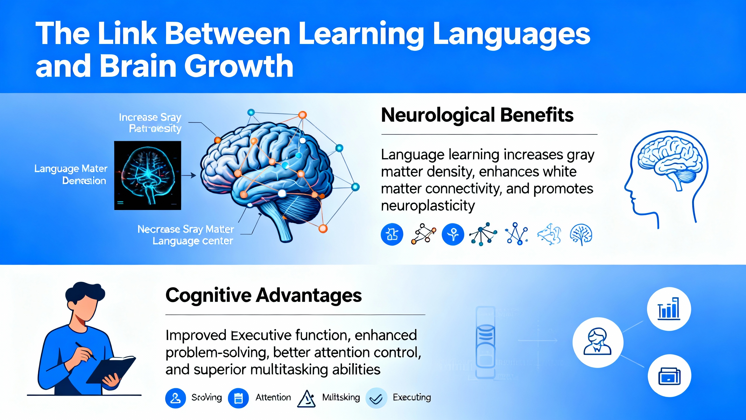 The Link Between Learning Languages and Brain Growth