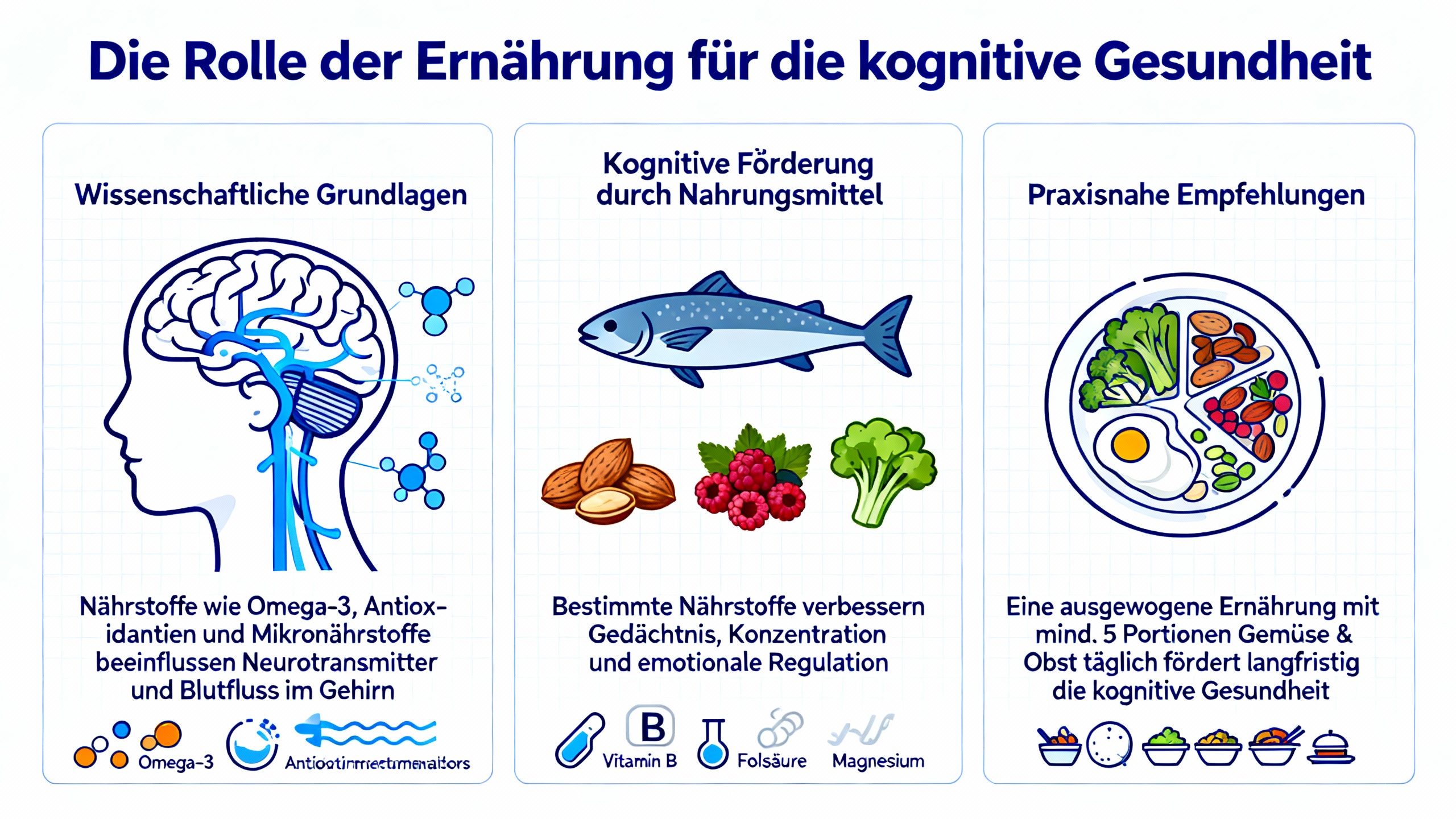 Die Rolle der Ernährung für die kognitive Gesundheit