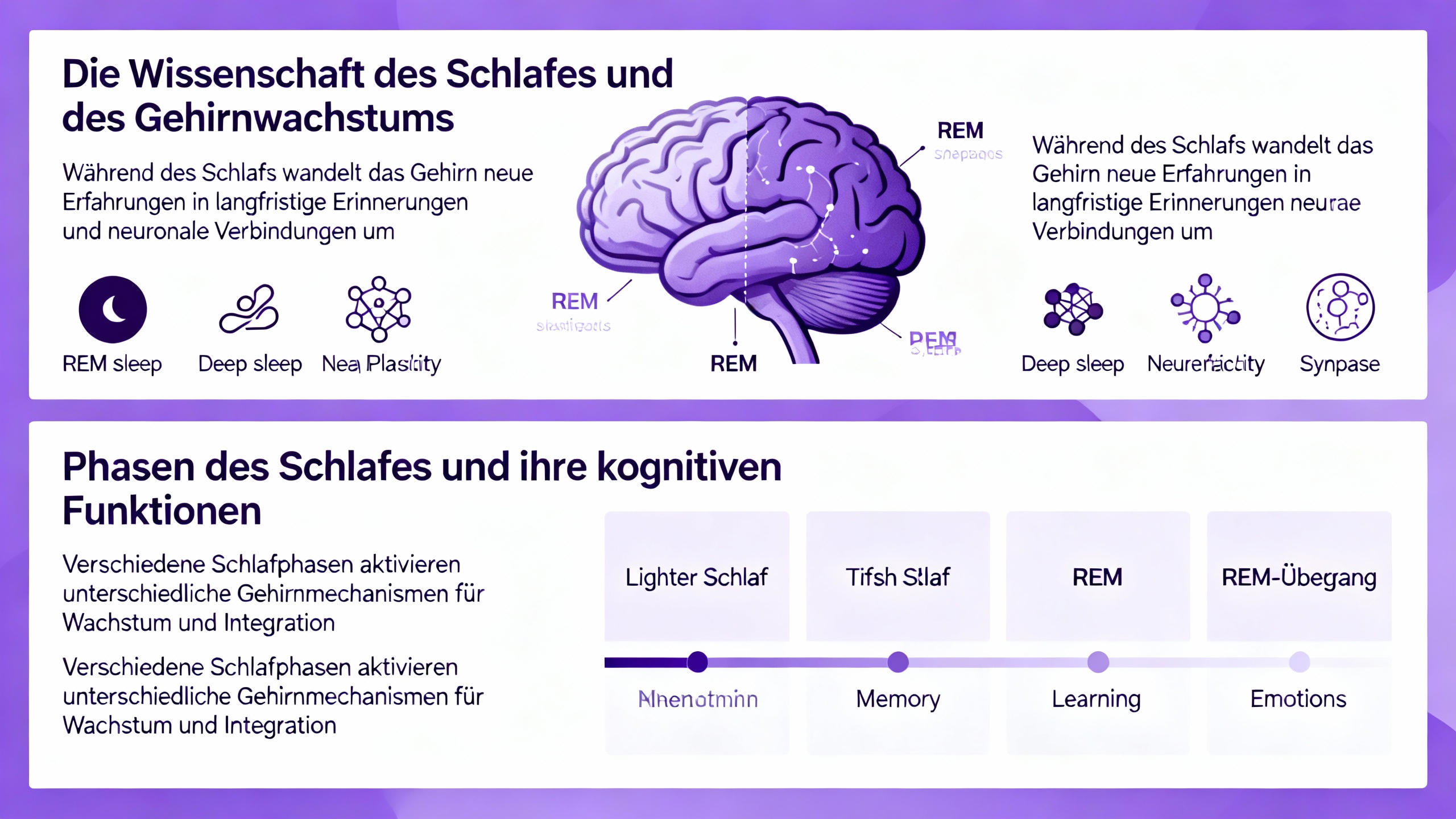 Warum Schlaf das Geheimnis des Gehirnwachstums ist